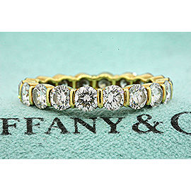 Tiffany & Co. Diamond 18K Yellow Gold Diamond Ring Size 5.75