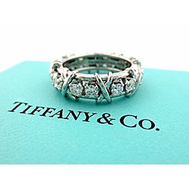 Tiffany & Co. Platinum Diamond Ring Size 5