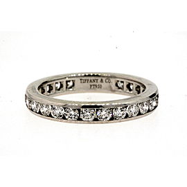 Tiffany & Co. Diamond Channel 1ct Band Ring Full Circle Eternity 3mm