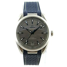 OMEGA SEAMASTER AQUA TERRA 220.12.41.21.06.001 MASTER CHRONOMETER RUBBER WATCH