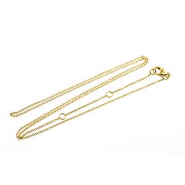 David Yurman 18k Yellow Gold Necklace Chain Only 1.1mm 16" 17" 18" Adjustable