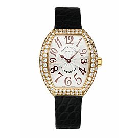 Franck Muller Heart To Heart 5002L QZ D2 18K Yellow Gold Diamonds Women's Watch