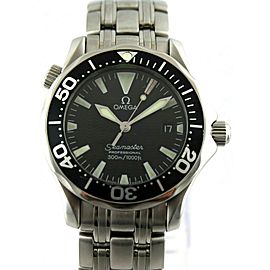OMEGA SEAMASTER 2062.50 PROFESSIONAL MIDSIZE MENS BLACK QUARTZ SWISS STEEL WATCH