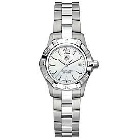 TAG HEUER LADIES AQUARACER WAF1414.BA0812 MOTHER OF PEARL QUARTZ SWISS WATCH