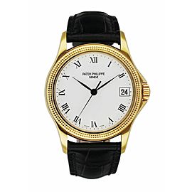 Patek Philippe Calatrava 5117J 18K Yellow Gold Men's Watch Box & Papers