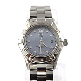 TAG HEUER WAF1419.BA0813 LADIES AQUARACER DIAMOND BLUE PEARL SWISS LUXURY WATCH