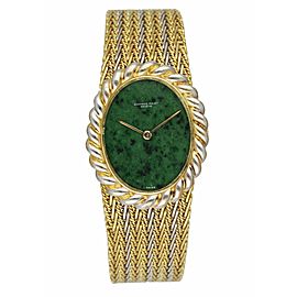 Audemars Piguet Jade Dial 18K Yellow Gold Ladies Watch