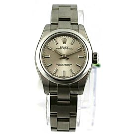 Rolex Oyster Perpetual 176200 26MM Silver Dial Watch