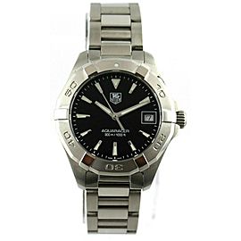 TAG HEUER LADIES AQUARACER WAY1310.BA0915 BLACK SWISS QUARTZ GORGEOUS WATCH