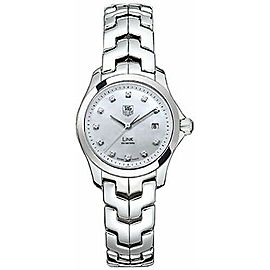 TAG HEUER LADIES LINK WJF1317.BA0572 DIAMOND MOTHER OF PEARL LUXURY SWISS WATCH