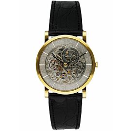 Audemars Piguet 5214 18K Yellow Gold Skeleton Dial Vintage Men's Watch