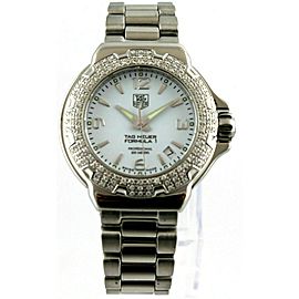 TAG HEUER FORMULA 1 DIAMOND LADIES WHITE SWISS QUARTZ WATCH