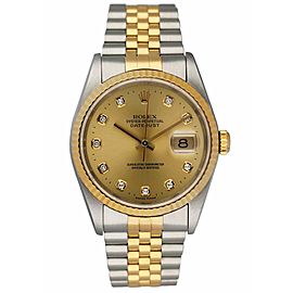 Rolex Datejust Diamond Dial Men's Watch