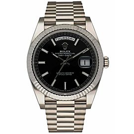 Rolex Day-Date 18K White Gold Men's Watch