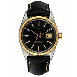 Rolex Datejust 16013 Black Dial Mens Watch