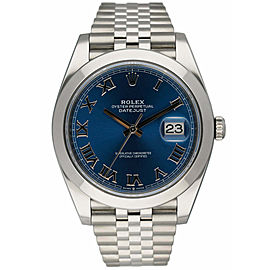Rolex Datejust 126300 Blue Dial Mens Watch