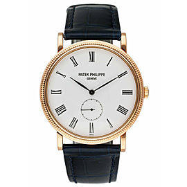 Patek Philippe Calatrava Rose Gold Mens Watch