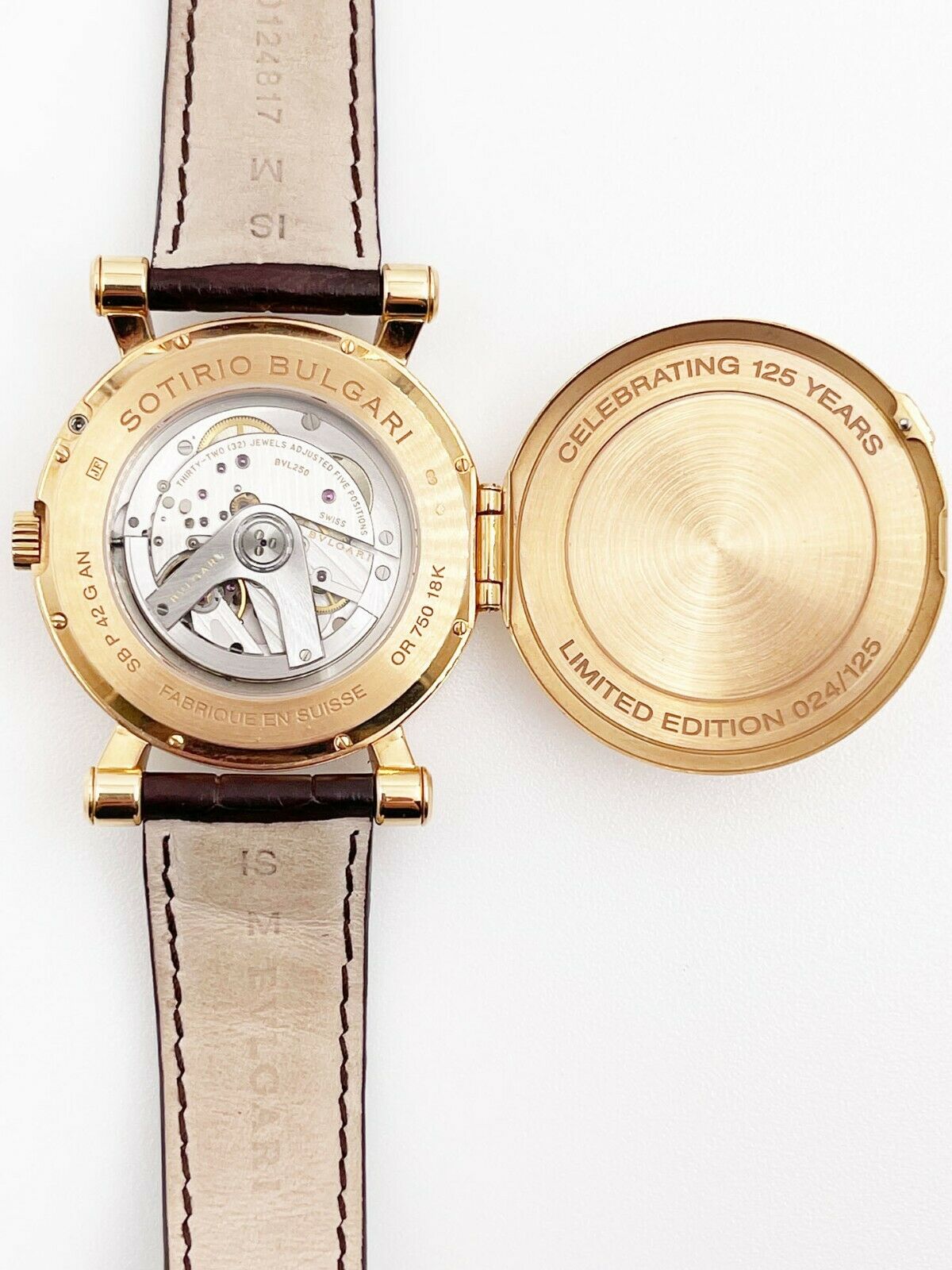 BULGARI Sotirio BVLGARI 125th Anniversary SBP42 18K Rose Gold LIMITED EDITION Bvlgari Buy at TrueFacet