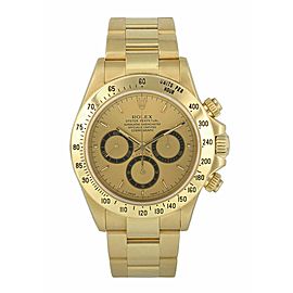 Rolex Zenith Daytona Yellow Gold Mens Watch
