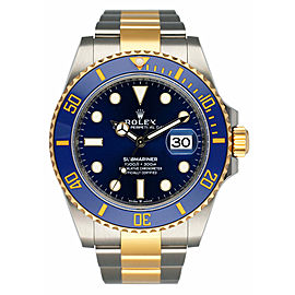 Rolex Submariner Blue Dial Mens Watch