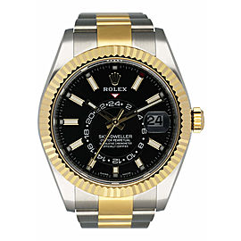 Rolex Sky-Dweller Black Dial Mens Watch