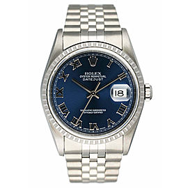 Rolex Datejust Blue Dial Men Watch
