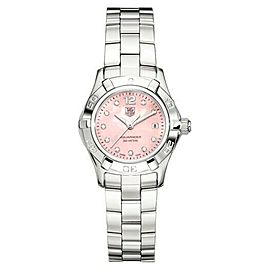 TAG HEUER LADIES AQUARACER PINK PEARL DIAMOND LUXURY SWISS WATCH
