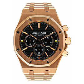 Audemars Piguet Royal Oak 18K Rose Gold Chronograph Mens Watch