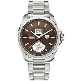 TAG HEUER GRAND CARRERA GMT AUTOMATIC LUXURY BROWN WATCH