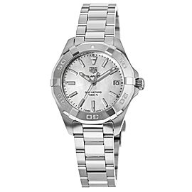 BRAND NEW TAG HEUER LADIES AQUARACER MOTHER PEARL QUARTZ WATCH