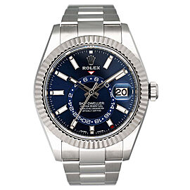 Rolex Sky Dweller Blue Dial Mens Watch