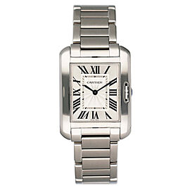 Cartier Tank Anglaise W5310044/3704 Steel Ladies Watch