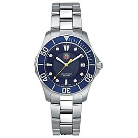 TAG HEUER AQUARACER QUARTZ MENS BLUE SWISS DIVER'S LUXURY WATCH