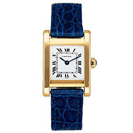 Cartier Tank Paris 18K Yellow Gold Ladies Watch