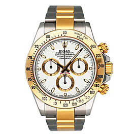 Rolex Daytona 116523 White Dial Two-Tone Mens Watch