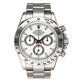 Rolex Daytona 116520 White Dial Stainless Steel Mens Watch