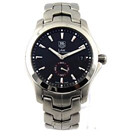 TAG HEUER LINK WJF211D.BA0570 AUTOMATIC TIGER WOODS MEN'S BLACK SWISS WATCH