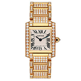 Cartier Tank Francaise Diamond Ladies Watch