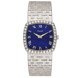 Piaget Lapis Dial 18K White Gold Ladies Watch