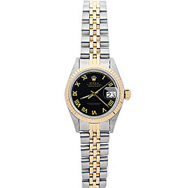 Rolex Datejust 26mm Women's Stainless Steel Automatic Black