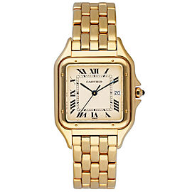 Cartier Panthere Jumbo 18K Yellow Gold Mens Watch