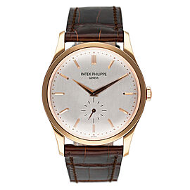 Patek Philippe Calatrava 5196R 18K Rose Gold Mens Watch