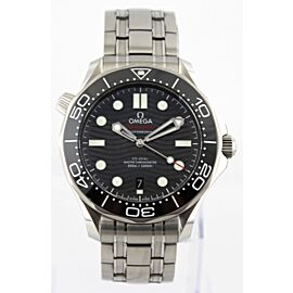 OMEGA SEAMASTER AUTOMATIC CO AXIAL MEN'S BLACK LARGE WATCH