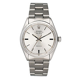 Rolex Air-King Silver Dial Mens Watch