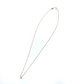 Tiffany & Co. 18k Pink Gold/diamond By the yard Necklace