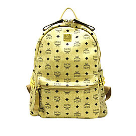 MCM Visetos Stark Leather Backpack