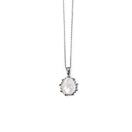 Sterling Silver Mother of Pearl Necklace