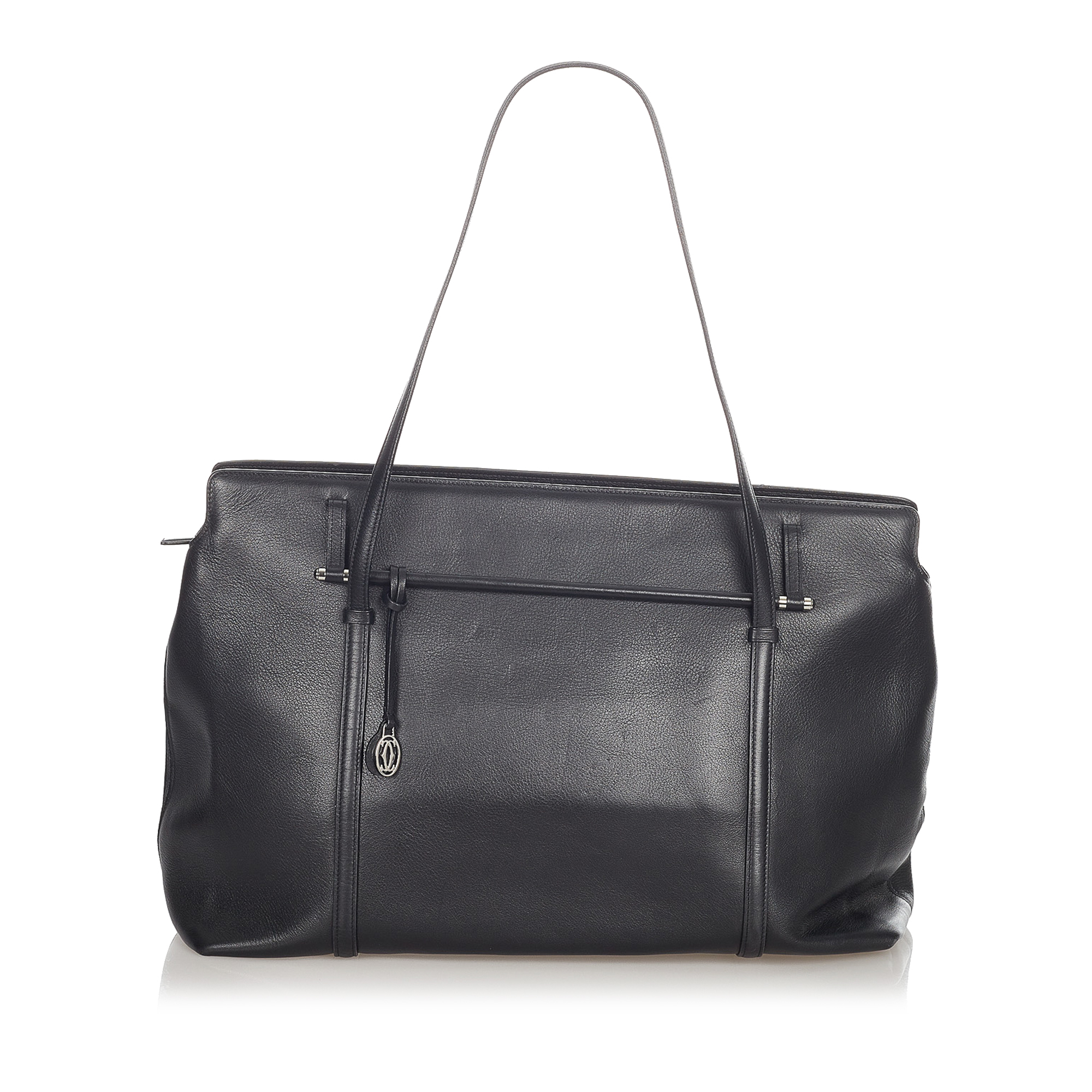 Cartier Cabochon Leather Tote Bag
