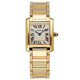 Cartier Tank Francaise 18k Yellow Gold Ladies Watch