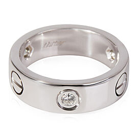 Cartier Love Diamond Ring in 18k White Gold
